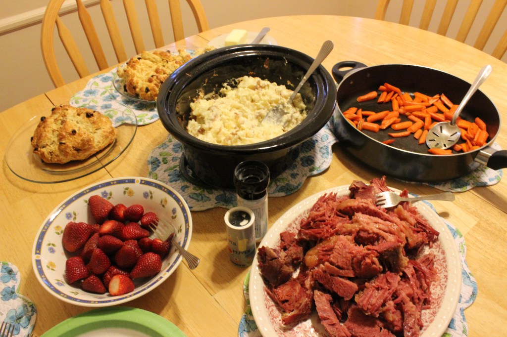 St. Patrick's Day dinner