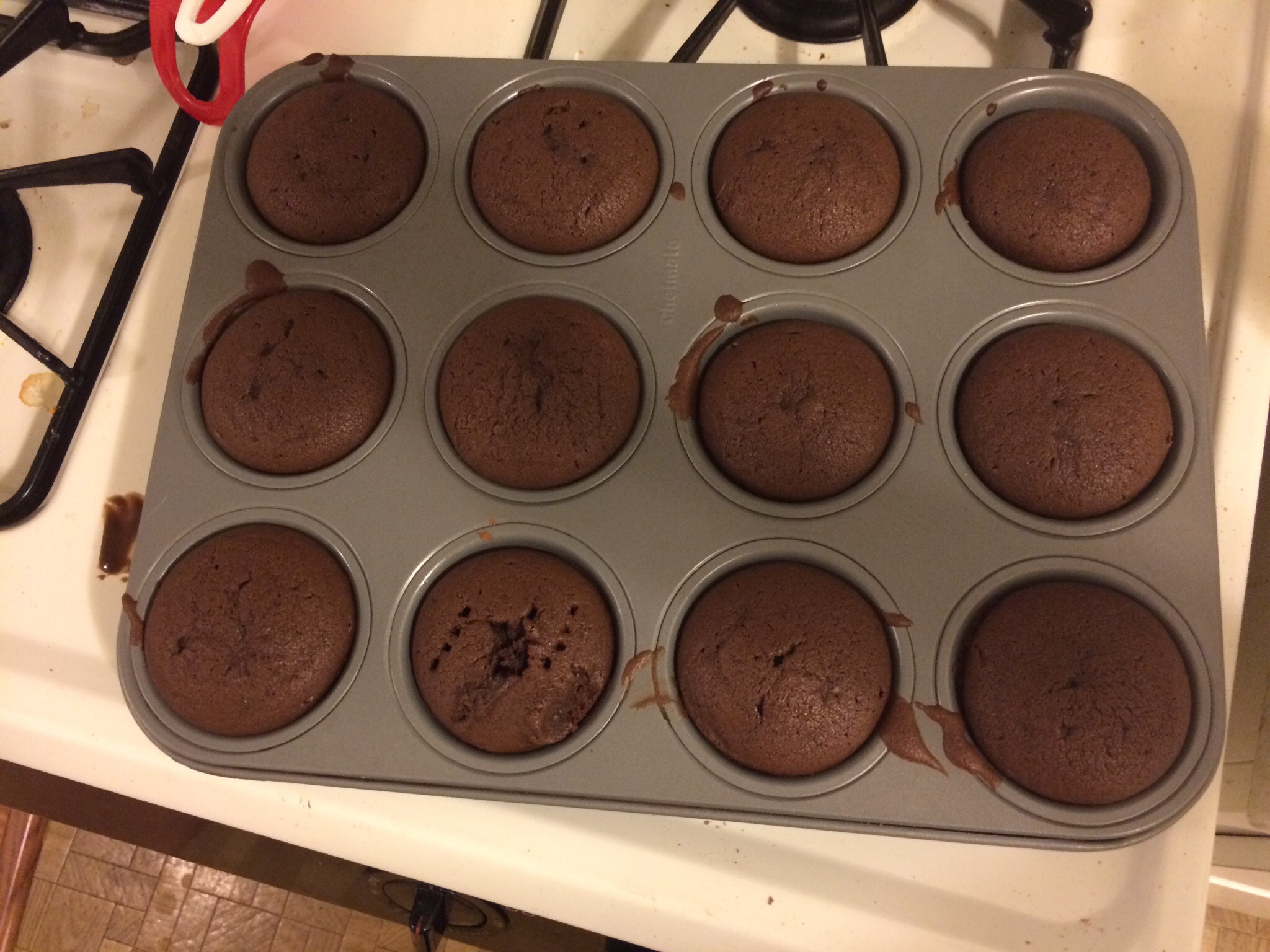 Devil's food cupcakes and doughnuts