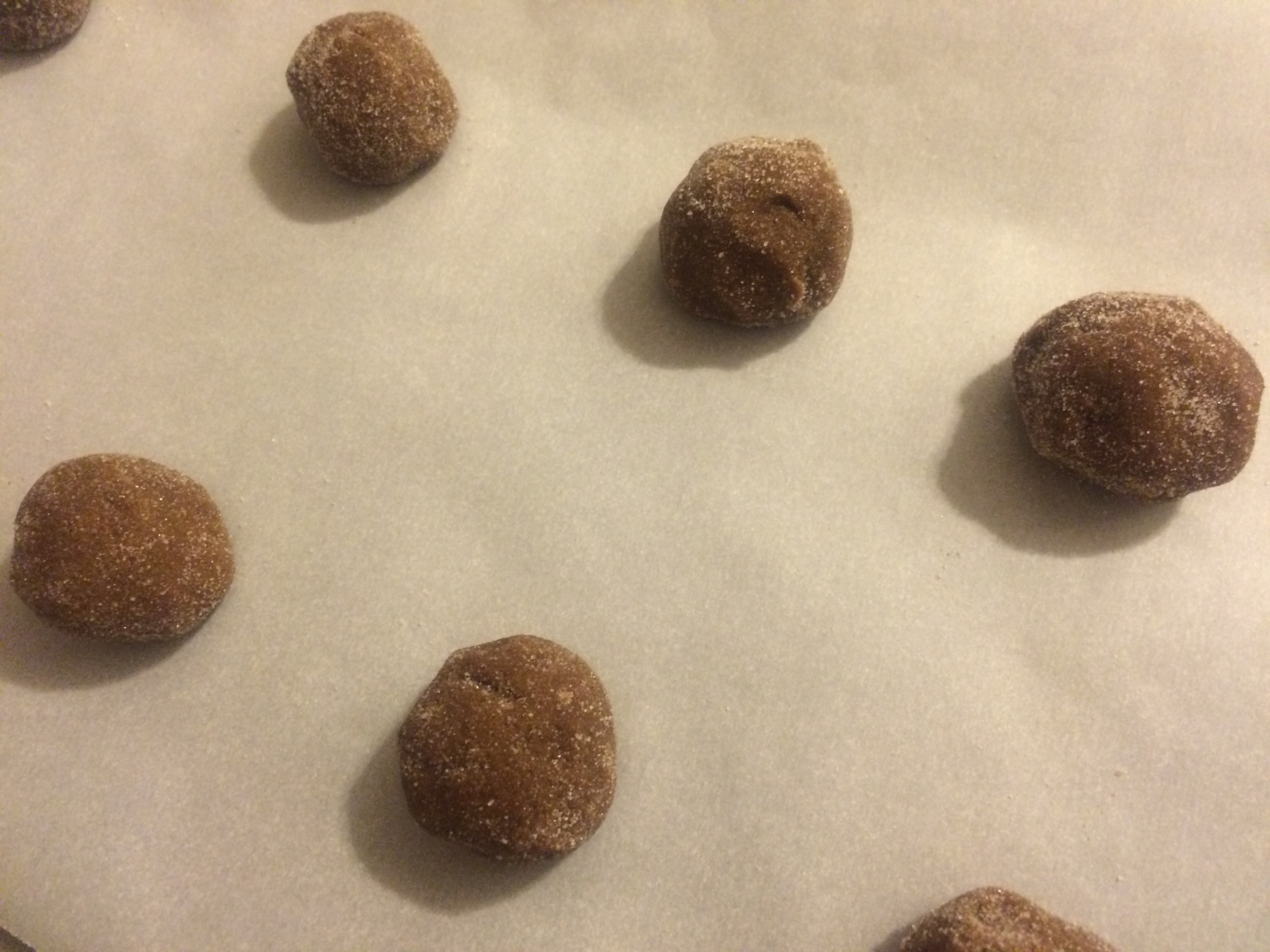 Ginger molasses cookies