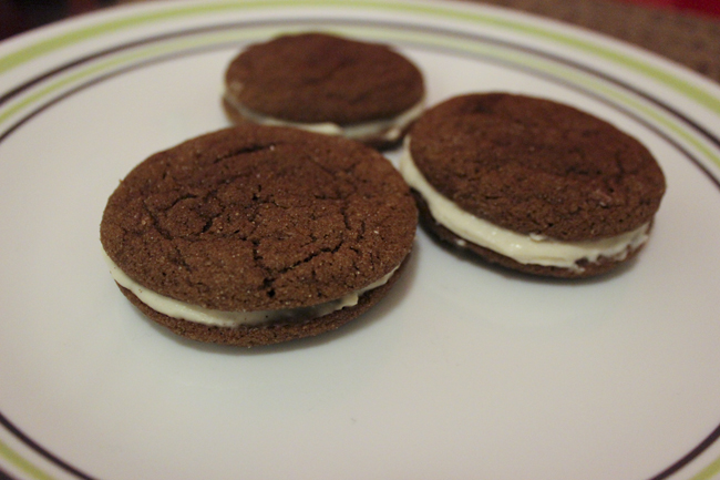 Ginger molasses cookies