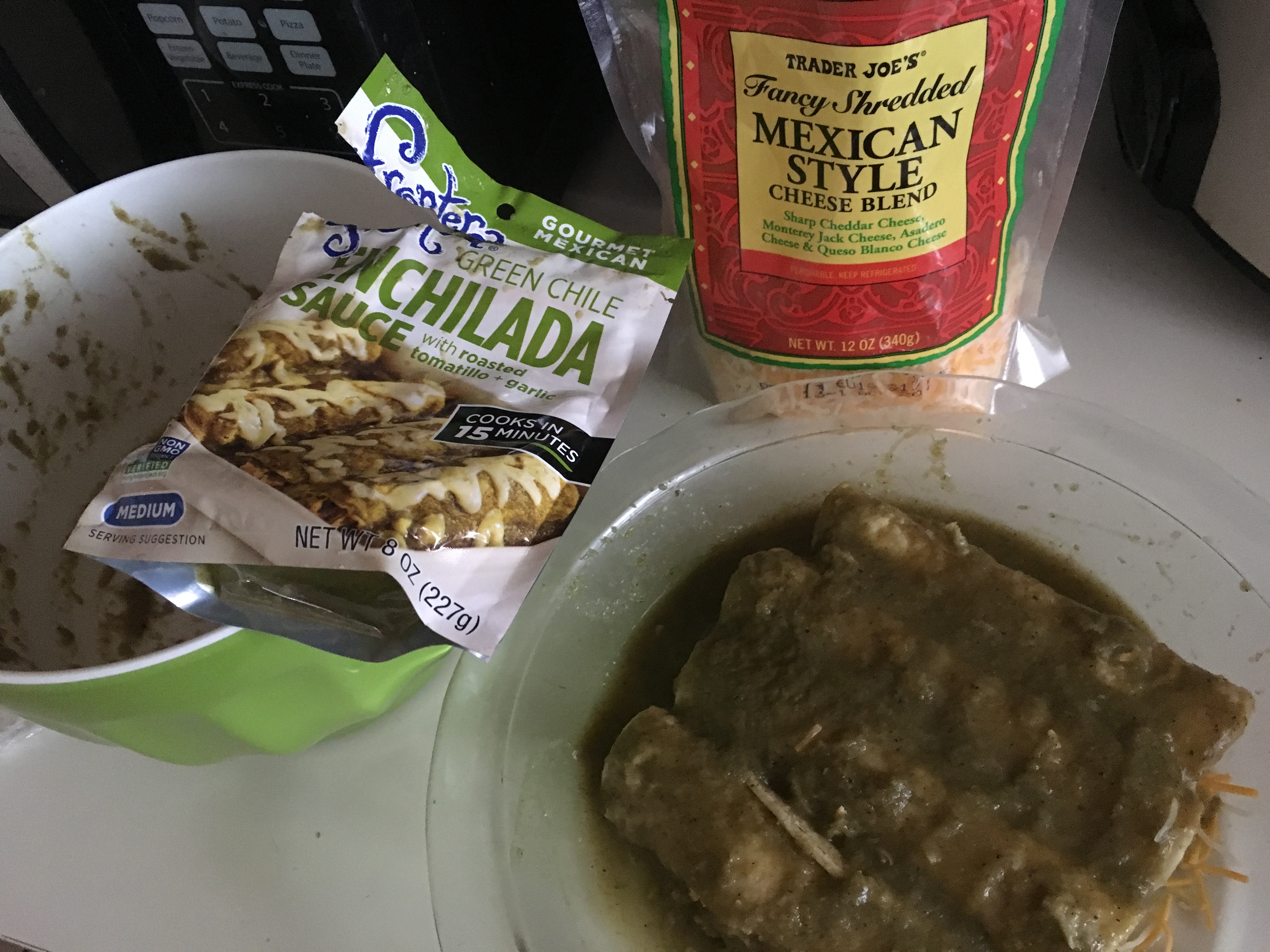 Chili Verde Enchiladas