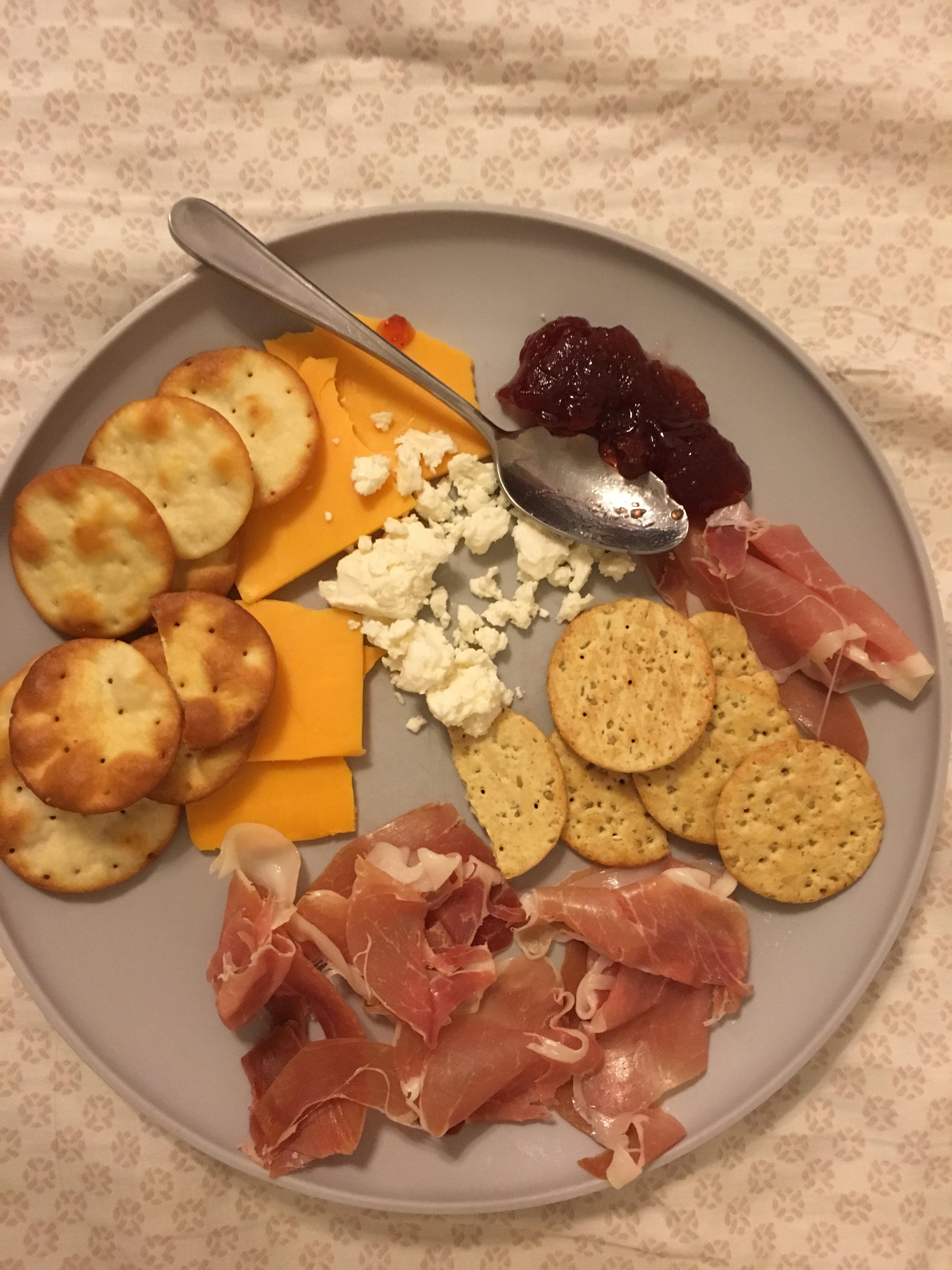 snack plate dinner