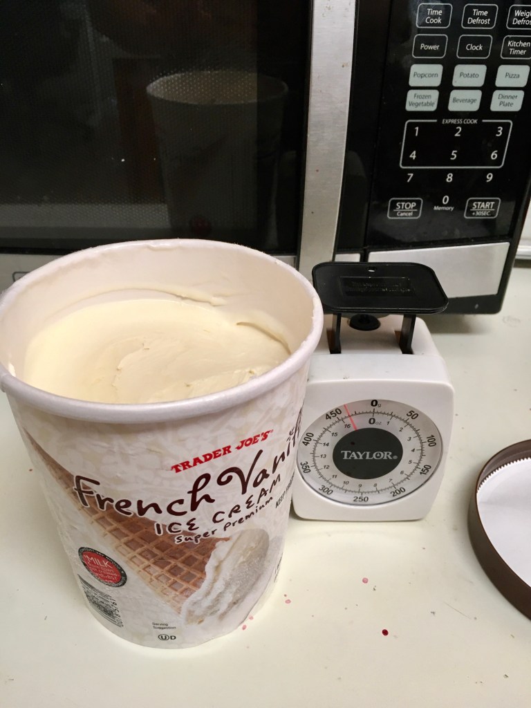 Measure your ice cream